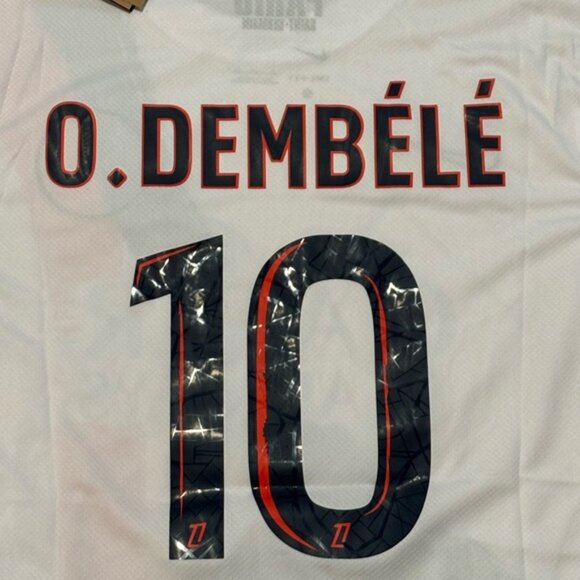 Paris Saint Germain Ousmane Dembele  Jersey # 10 , Unisex - Picture 3 of 12
